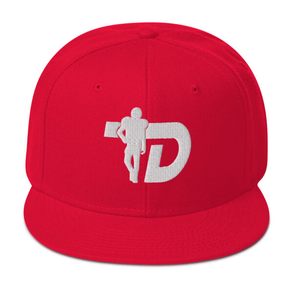 Hat - Snapback Hat - TD White Logo - Image 5