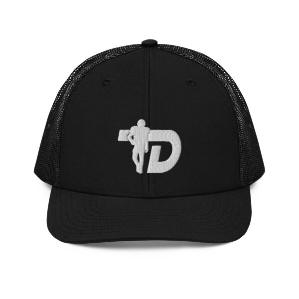 Hat - Trucker Cap - TD White Logo - Image 2