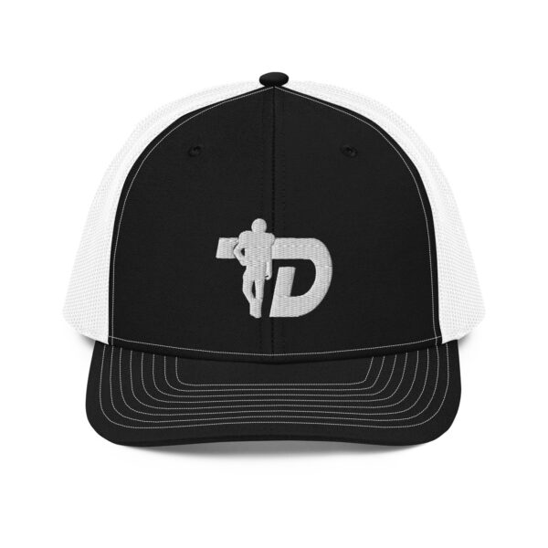 Hat - Trucker Cap - TD White Logo - Image 3