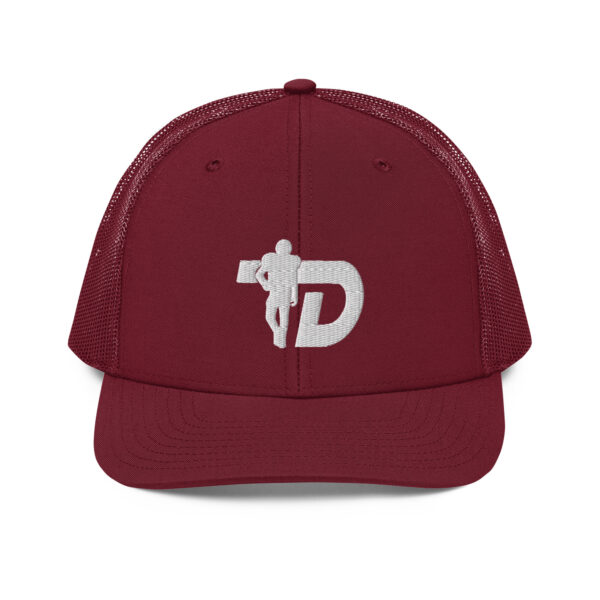 Hat - Trucker Cap - TD White Logo - Image 4