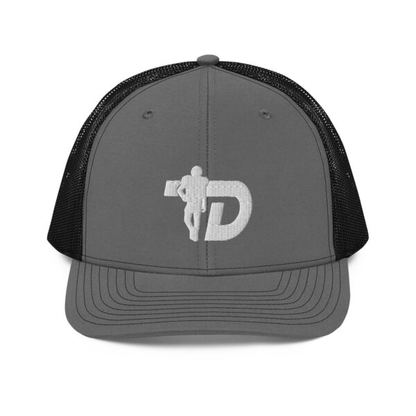 Hat - Trucker Cap - TD White Logo - Image 5