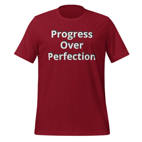 Tee - Progress Over Perfection - Unisex t-shirt - Image 5