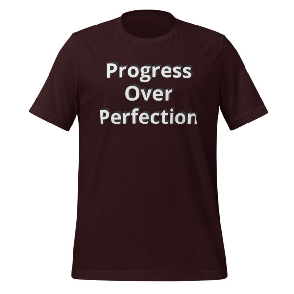 Tee - Progress Over Perfection - Unisex t-shirt - Image 3